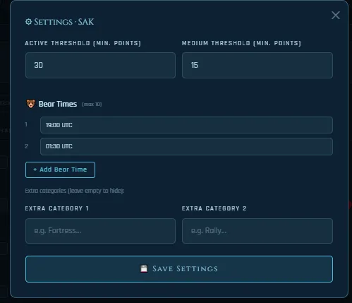 Activity Tracker — screenshot 2