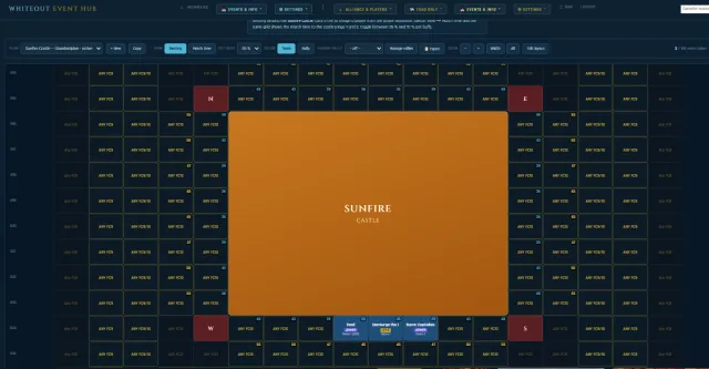 Sunfire Castle Seating Plan — screenshot 1
