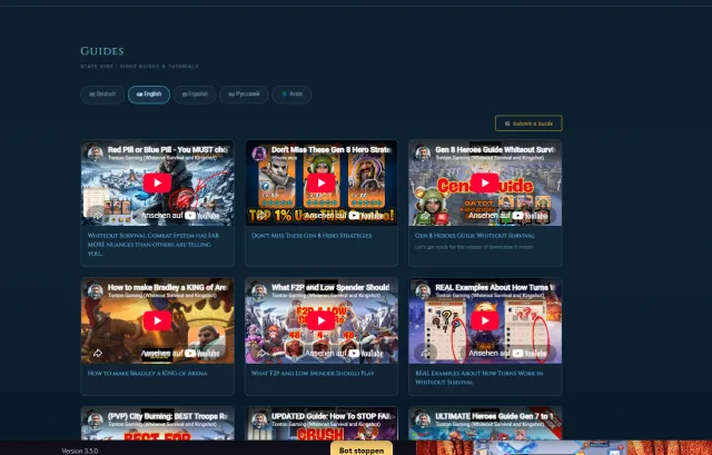 Guides / Video Library — screenshot 1