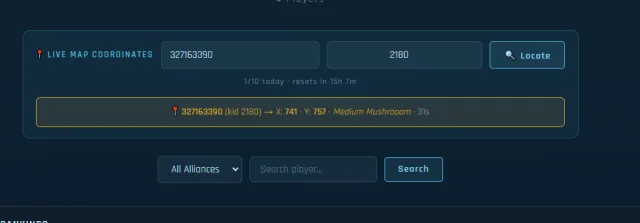 Player Find (Every State) — screenshot 2