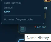 Player Name History — screenshot 1