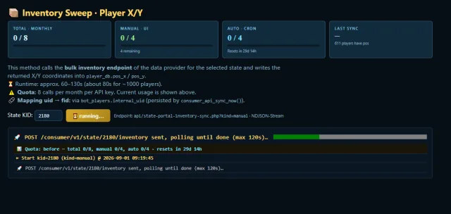 Automatic Position Sync — screenshot 2