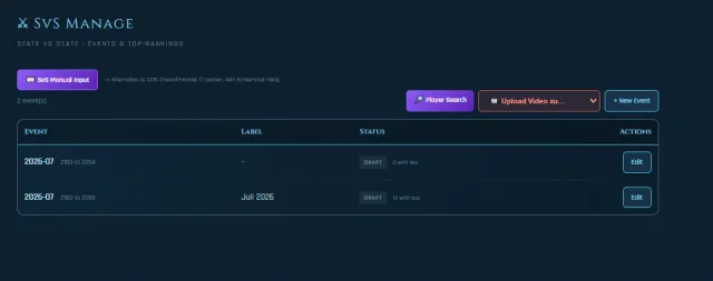 SVS-Plan Manage — screenshot 1