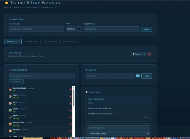 Tactic Plans — screenshot 1