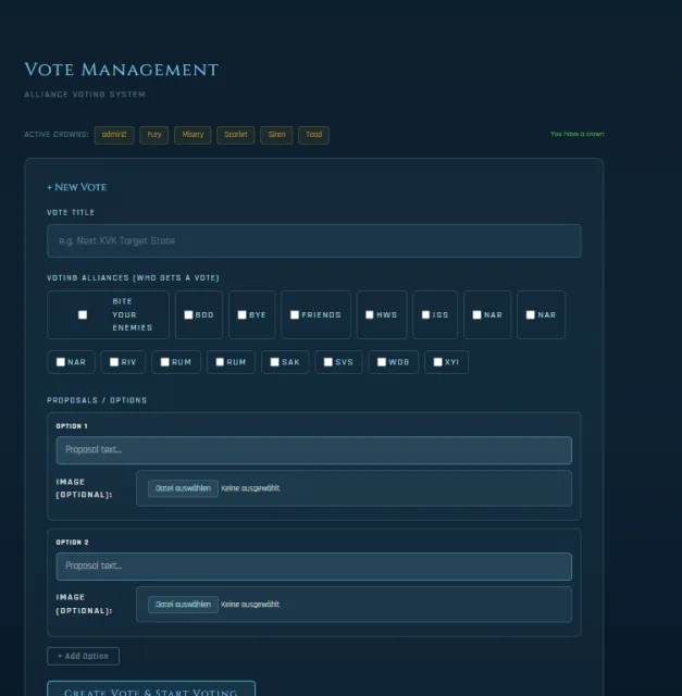 Alliance Votes — screenshot 1