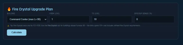 Fire Crystal Planner — screenshot 1