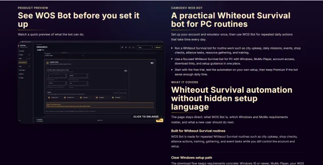 WOS-Bot — screenshot 1